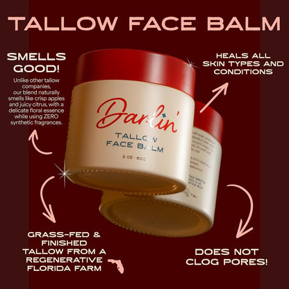 Tallow Face Balm, 2oz - Darlin' Skincare